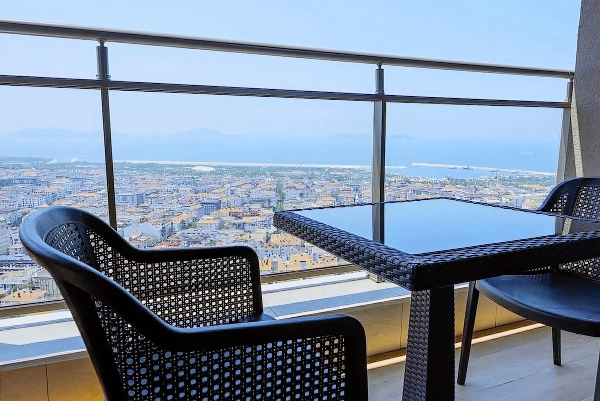 Attached balcony